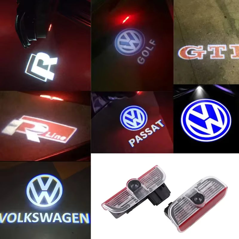 Projecteur LED Logo Porte de Voiture Volkswagen